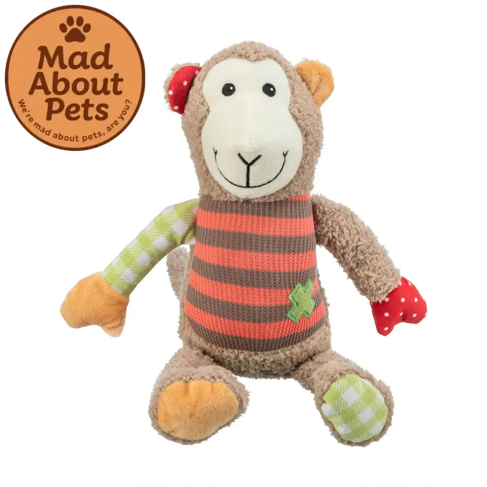Trixie Monkey Plush Dog Toy 38cm