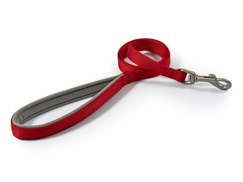 Ancol Viva Air Cushion Nylon Lead - Red 12MM X 1M