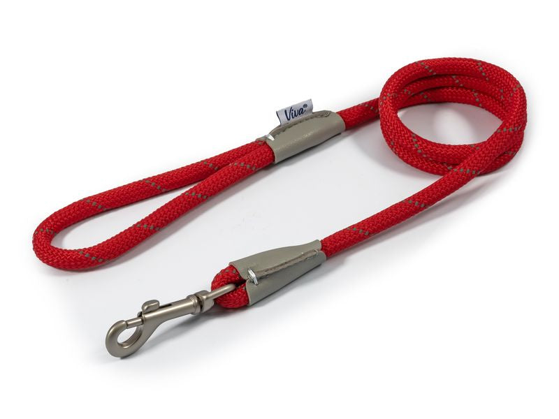 Ancol Viva Rope Snap Lead - Red 10MM X 1.07M