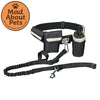 Waist belt with leash (Black) Belt 60x 120 cm/40 mm Leash 60x 120 cm/40 mm