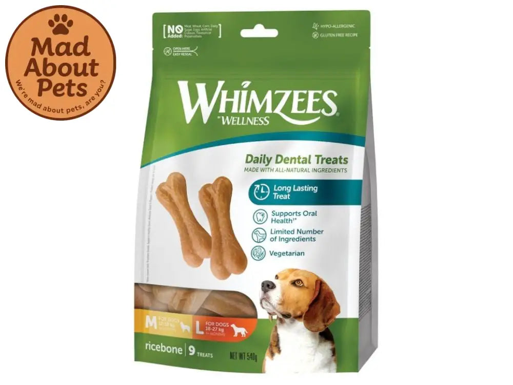 Whimzees Rice Bone 9PK