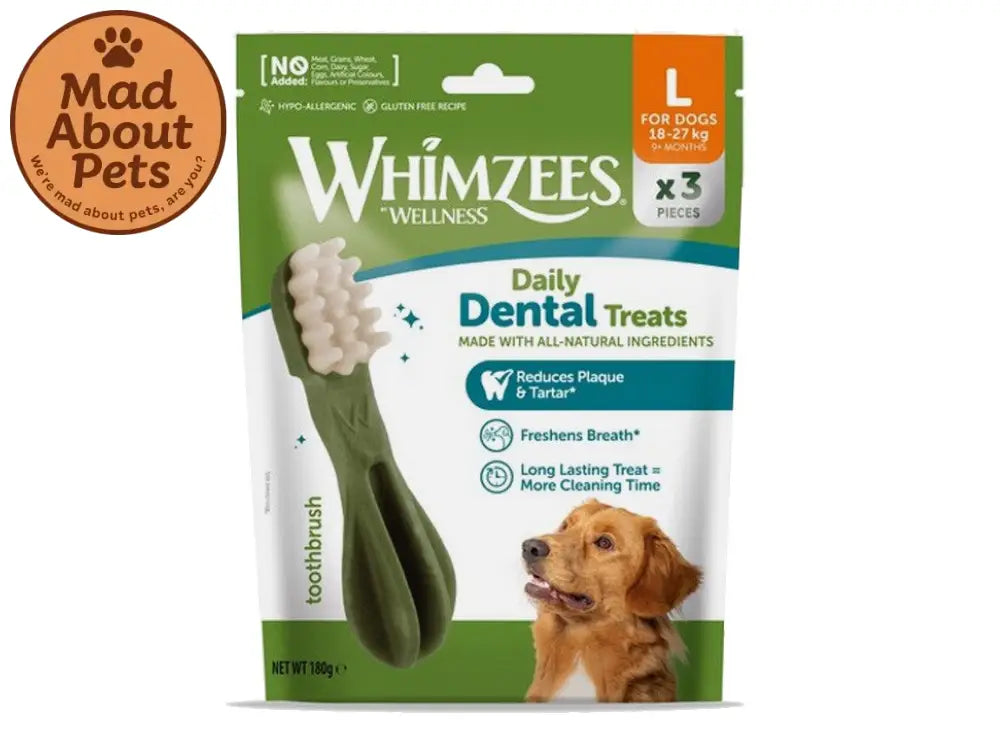 Whimzees Toothbrush (Large Dogs) 3PK
