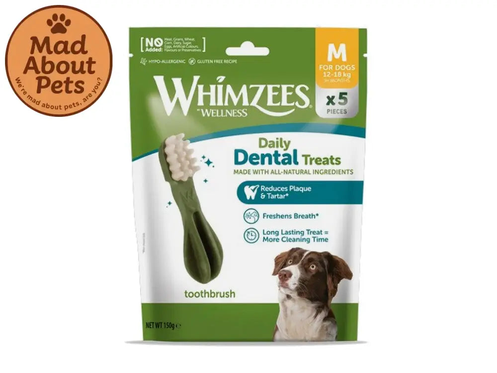 Whimzees Toothbrush (Medium Breed) 5PK